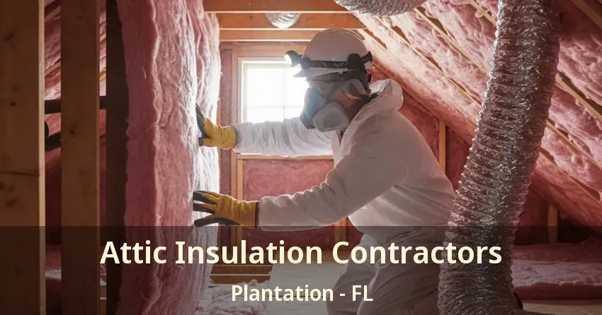 Attic Insulation Contractors Plantation - FL Attic Insulation Contractors Plantation - FL