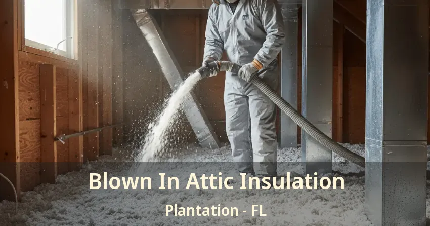 Blown In Attic Insulation Plantation - FL