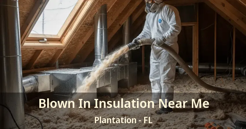 Blown In Insulation Near Me Plantation - FL