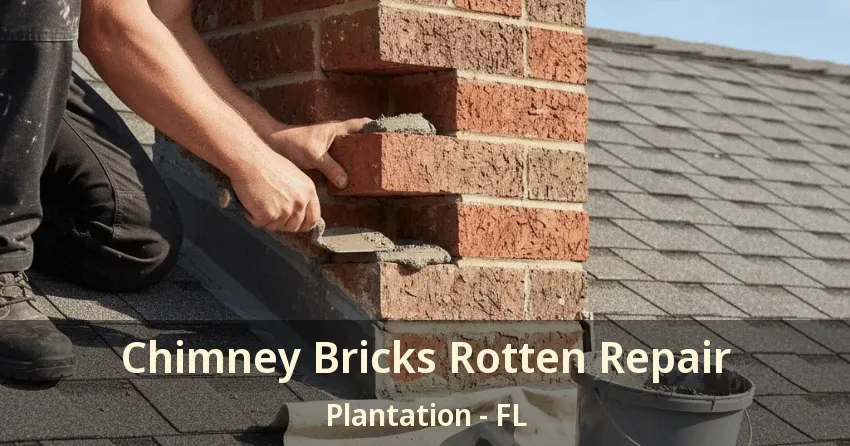 Chimney Bricks Rotten Repair Plantation - FL