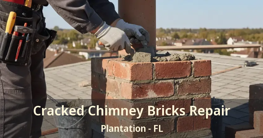 Cracked Chimney Bricks Repair Plantation - FL