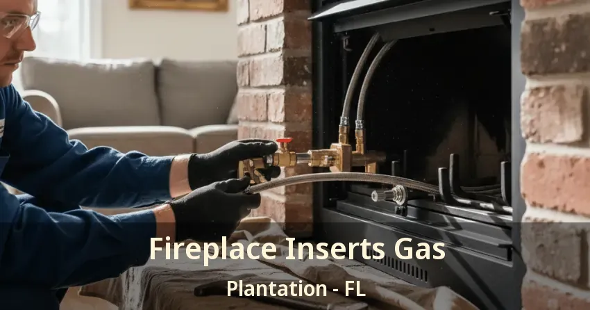 Fireplace Inserts Gas Plantation - FL