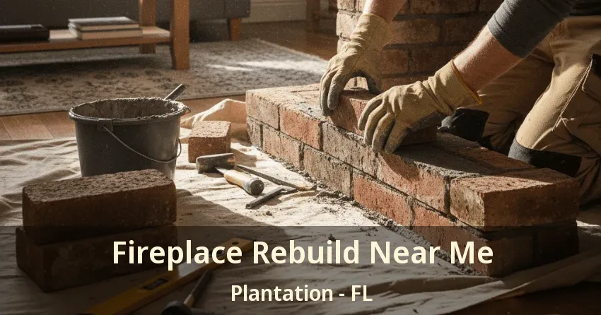 Fireplace Rebuild Near Me Plantation - FL