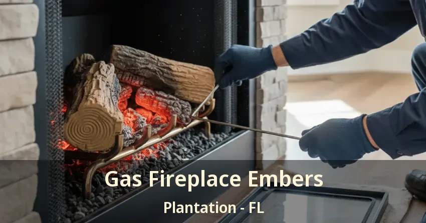 Gas Fireplace Embers Plantation - FL