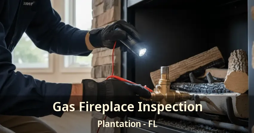 Gas Fireplace Inspection Plantation - FL