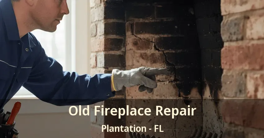Old Fireplace Repair Plantation - FL